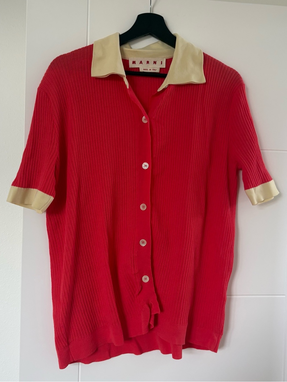MARNI Red Button up Blouse